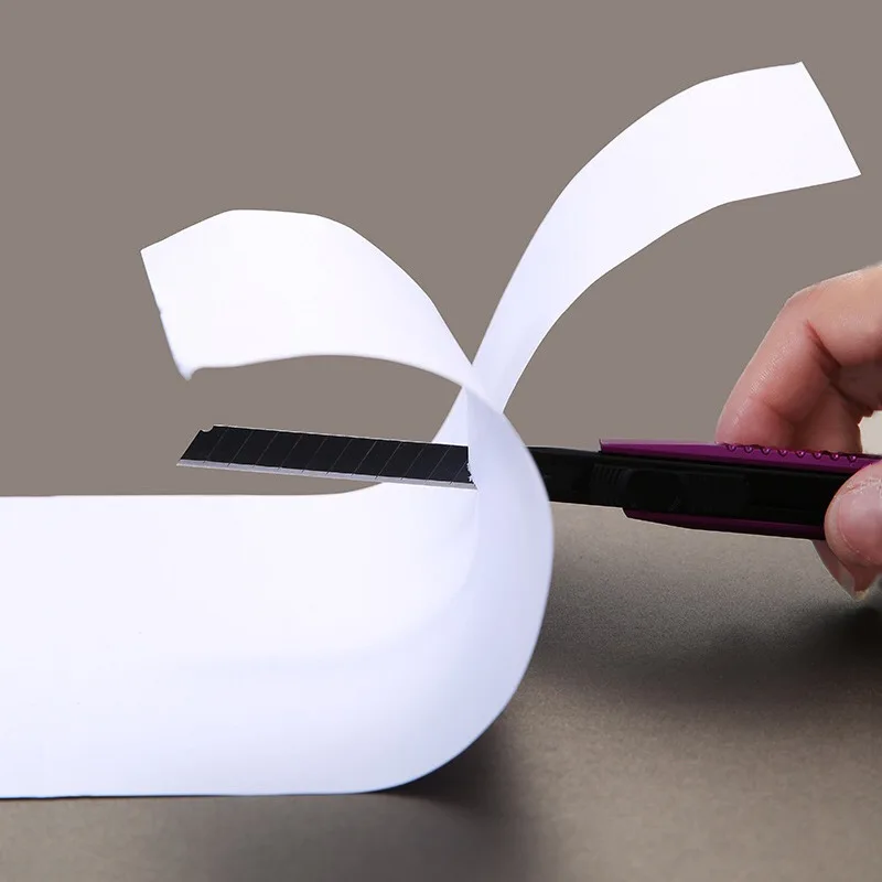 

2PCS/5PCS Small art knife black edge metal paper cutting knife multi function manual knife open box artifact office supplies