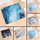 Коврик для мыши с мраморным рисунком и цветочным узором, размер в ассортименте