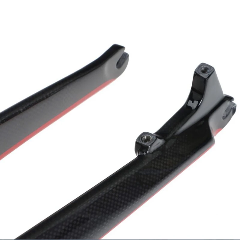 Велосипедная вилка TOSEEK жесткая из углеродного волокна дисковый тормоз 26 ER/27 5 ER/ 29