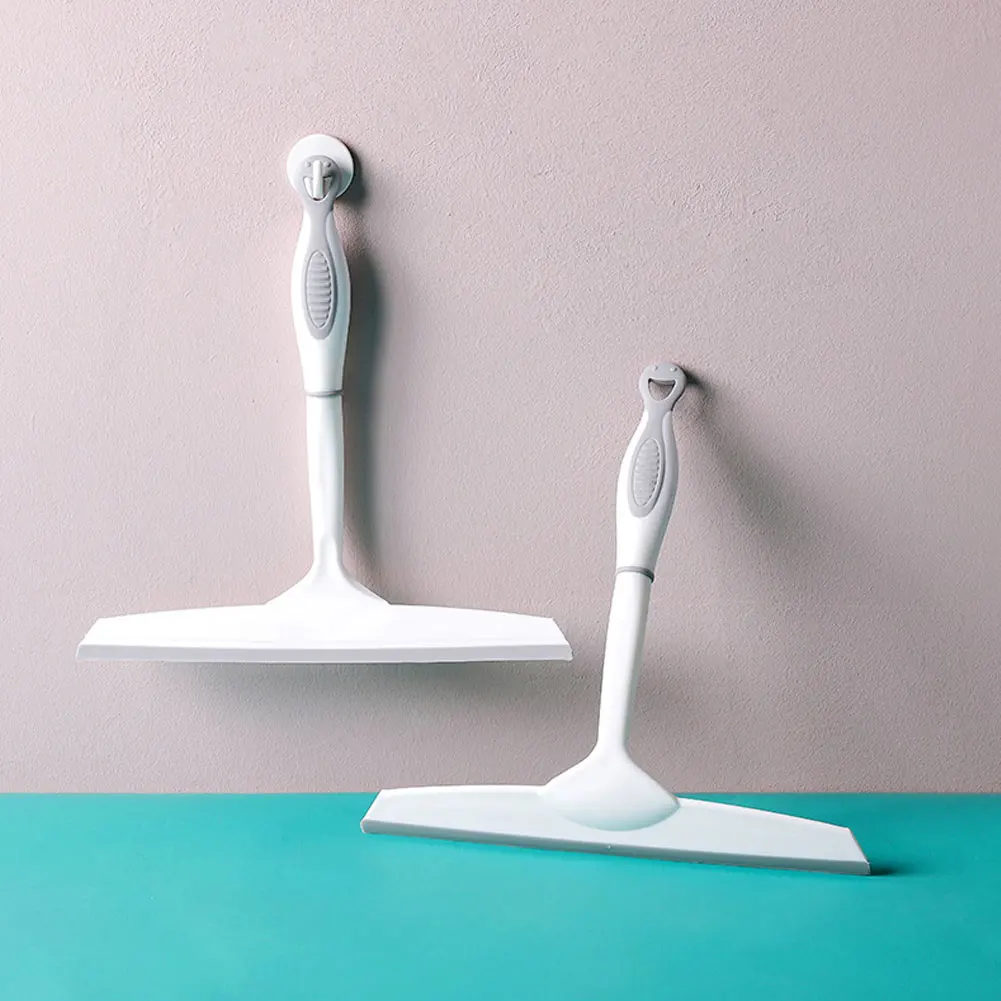 

Window Squeegee Glass Wiper Window Cleaning Equipment Shower Scraper Plastic White For Bathroom Mirror Window Car Glass