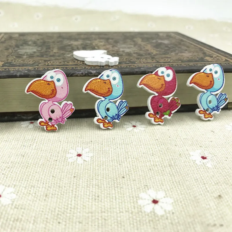 Деревянные кнопки для шитья и скрапбукинга 100 шт.|Пуговицы| |