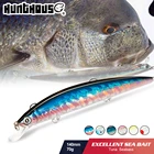 Рыболовная приманка Hunthouse, приманка в виде тонкого гольяна, плавающая, 148 мм, 22,8 г, приманка, воблеры на морском окуня, жесткая приманка, блесна, рыба на берегу океана