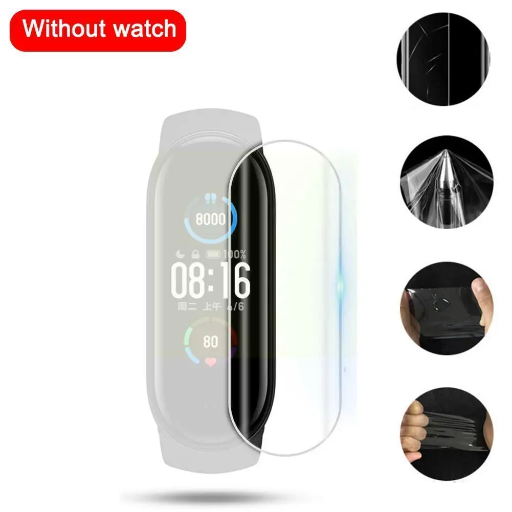 

1 / 3 / 5pcs Suitable For Bracelet 5/6 Film Tpu Soft Film Full-screen Explosion-proof Hydraulic Film Protective P9j3