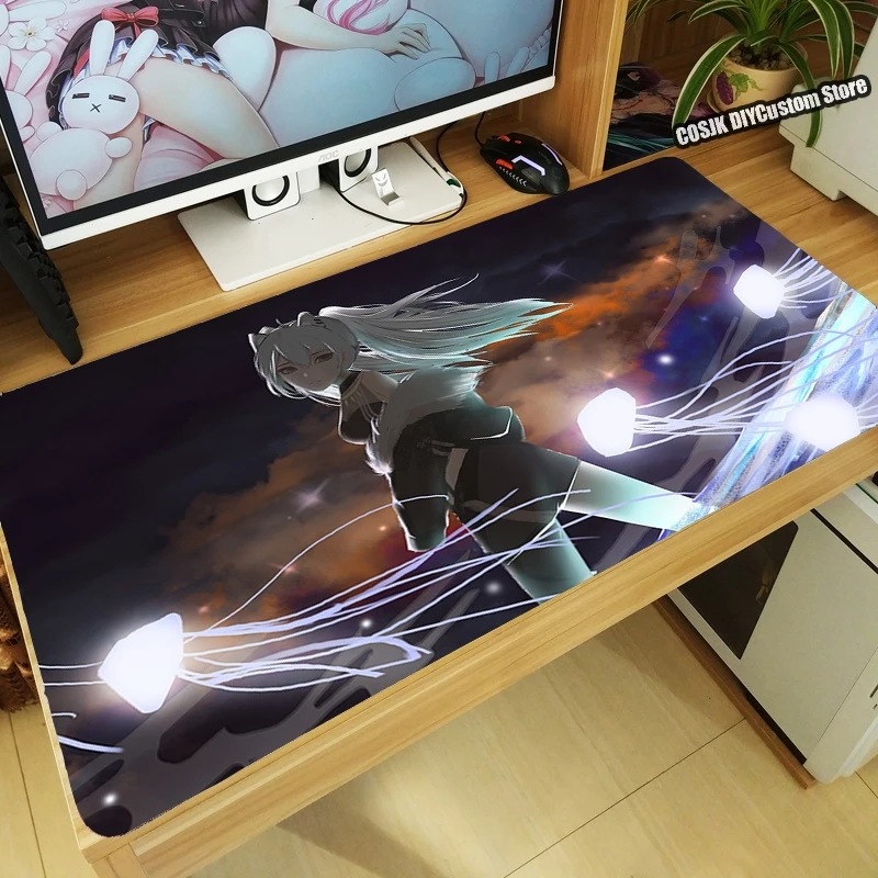 

New Anime Hololive VTuber Shishiro Botan Mouse Pad Cosplay Thicken Laptop Kawaii Gaming Mice Mat Table Keyboard Mat Playmat