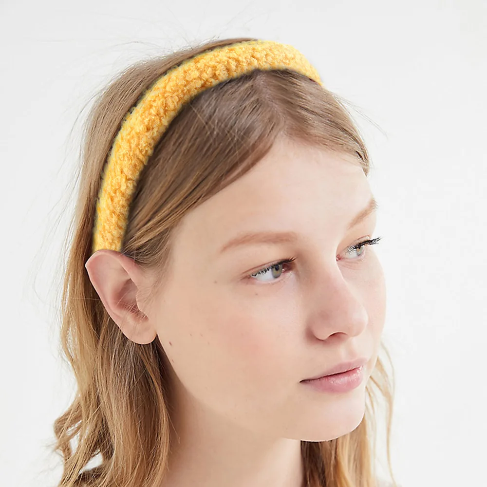 Повязка на голову из кораллового флиса аксессуары для волос повязка женщин и