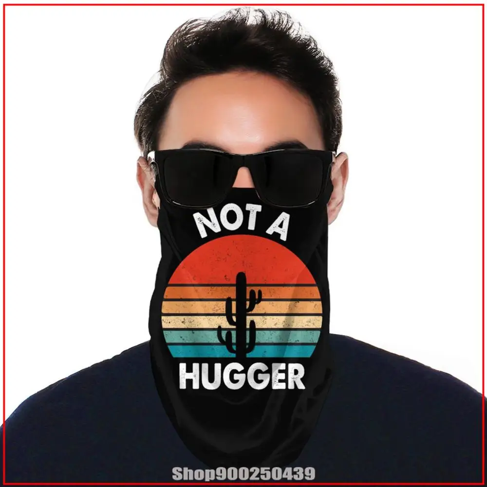 Не Hugger футболка забавная рубашка кактус саркастический подарок белые банданы