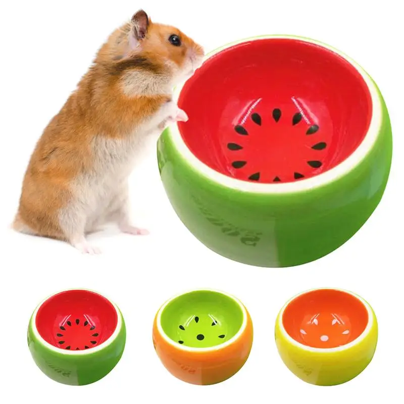 

Creative Hamster Bowl Small Animal Food Water Feeding Bowl Pet Hamsters Rats Squirrels Guinea Pig Feeding Water Supplies