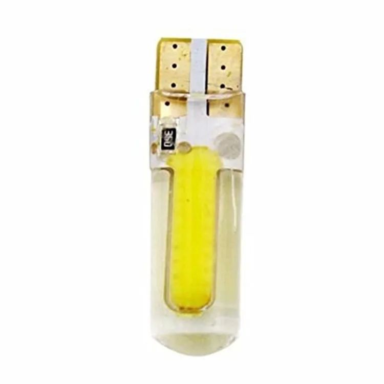 

New T10 Silicone 3W High Power Cob Yellow Wide Lamp Instrument Lamp License Plate Lamp LED Led Lights for Car Car Led Light