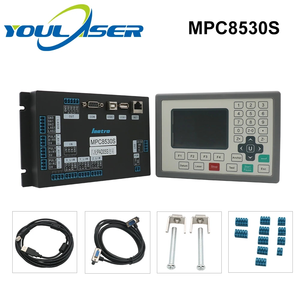 

Leetro MPC8530S Co2 Laser Controller System for Laser Machine Cutting System With Panel PAD-05S