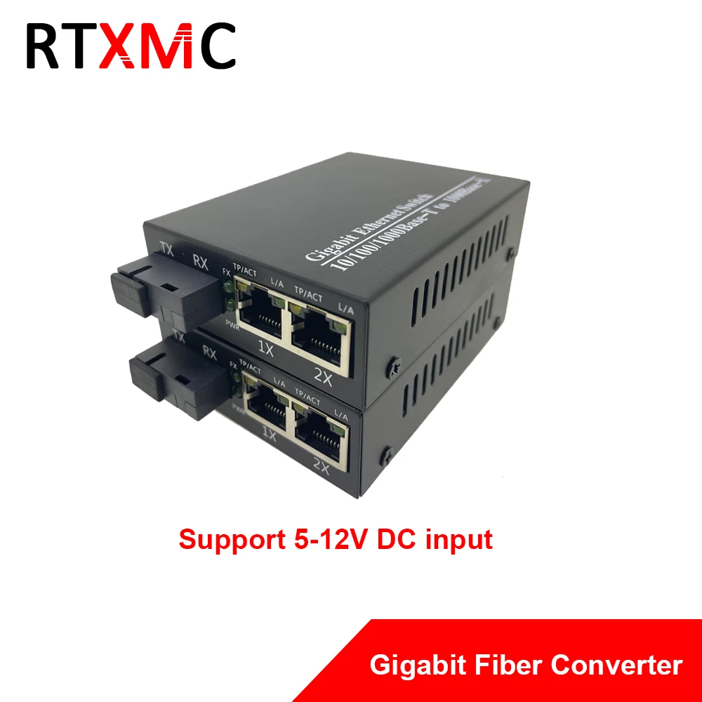 1 пара волоконно-оптический коммутатор Ethernet ГГц 2 х1/1 25 Мбит/с