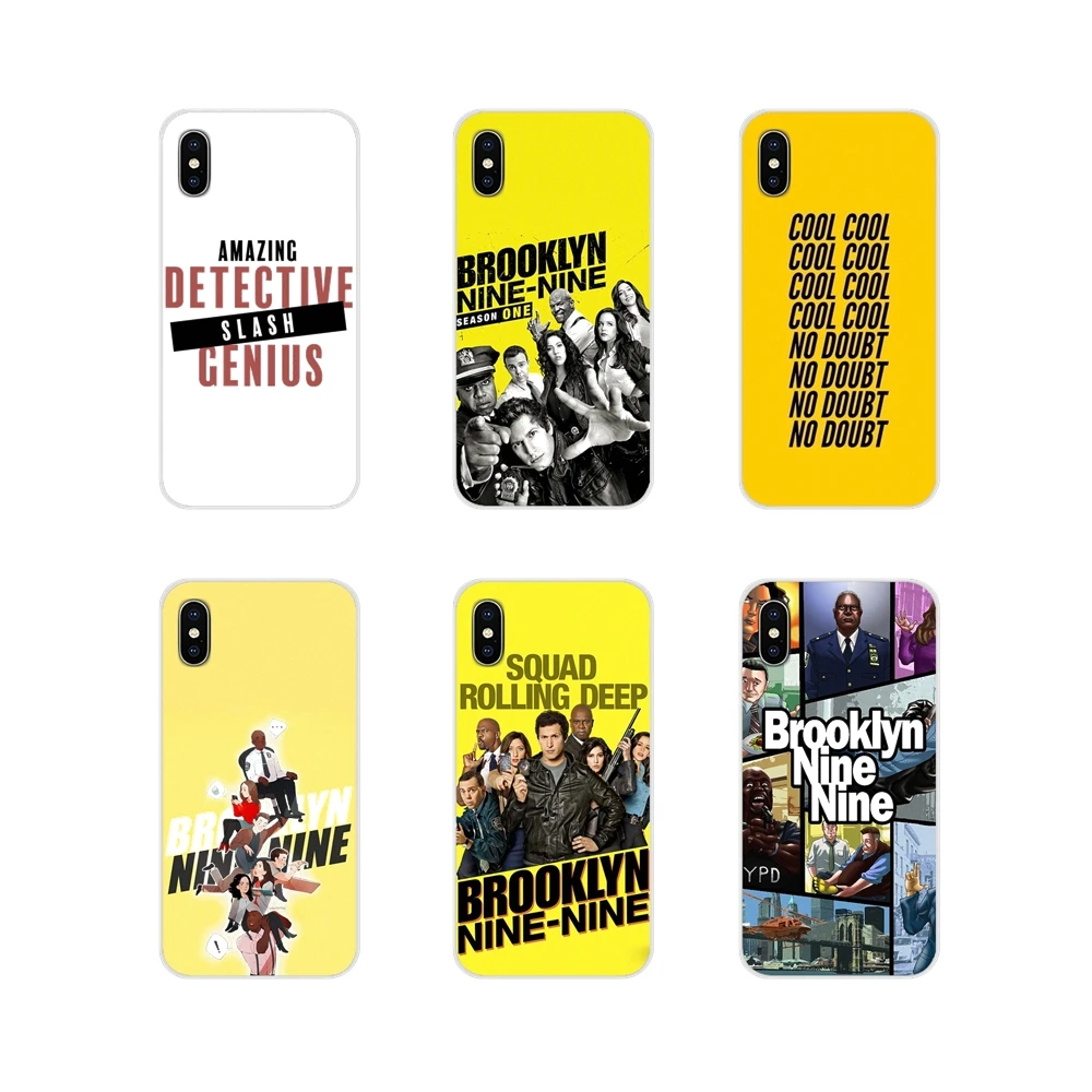 Прозрачные мягкие чехлы с блестками Бруклин 99 Рабочий стол девятью девять