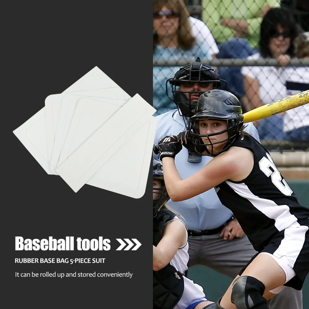 

5pcs Baseball Kickball Plate Board Base Mat Pitcher Plate Baseball Court