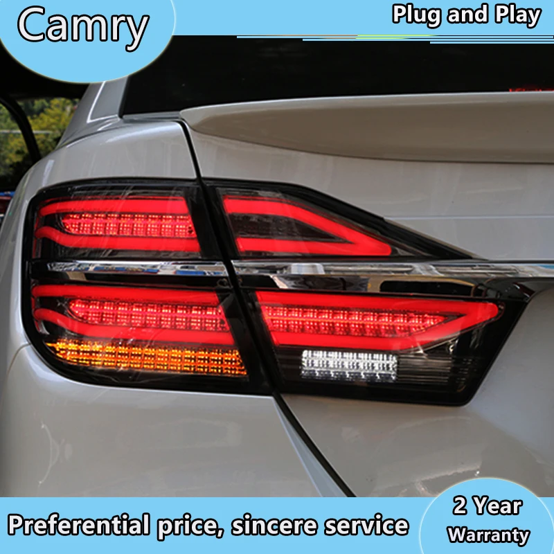 Автомобильный Стайлинг светодиодный задний фонарь светильник для Toyota Camry 2015 2016