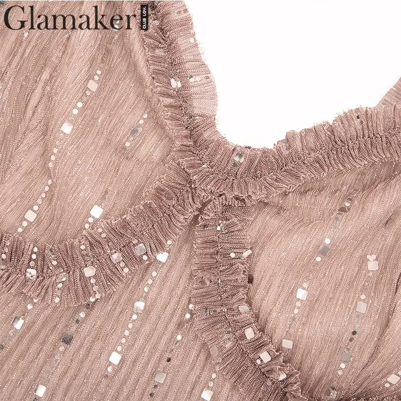 Glamaker, розовое, с открытой спиной, блестящее, Клубное, Золотое платье, сексуальное, черное, а-силуэт, вечерние, короткое платье, элегантное, с блестками, мини, Ночное платье для женщин, осень