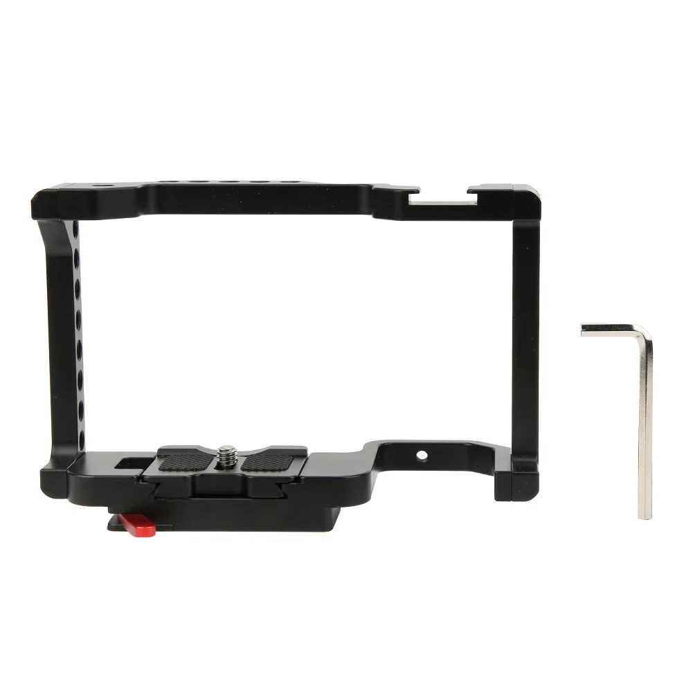 

Aluminium Alloy Cage Extension Frame for SONY A6000 A6300 A6400 A6500 Mirrorless Camera