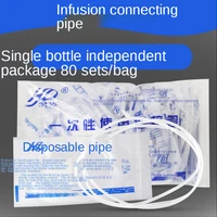 hongda disposable infusion extension tube medical drip infusion device needle infusion tube aseptic use connecting tube