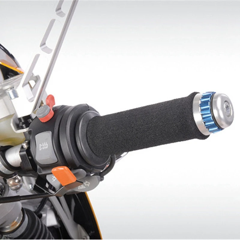 

Motorbike Motorcycle Slip-On Foam Anti Vibration Comfort Handlebar Grip Cover
