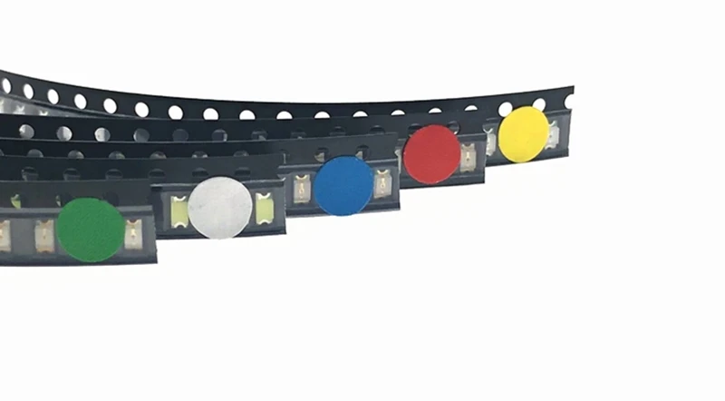 5 x 20pcs/Color=100pcs New 1206 0805 0603 Red/Green/Blue/White/Yellow SMD LED kit | Лампы и освещение