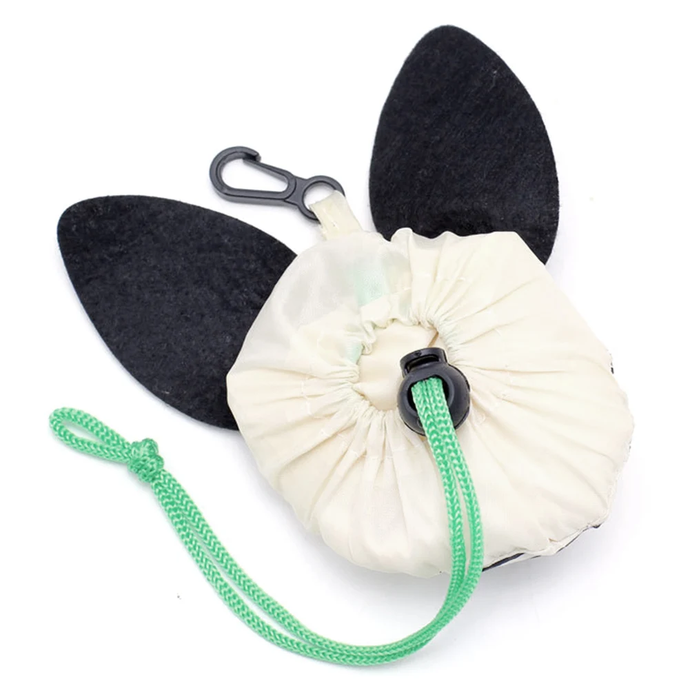 

Cute Animal Shape Shopping Bag Kids Women Travel Foldable Tote Bag Reusable Portable Grocery Bags Storage Pouch Shoulder Handbag