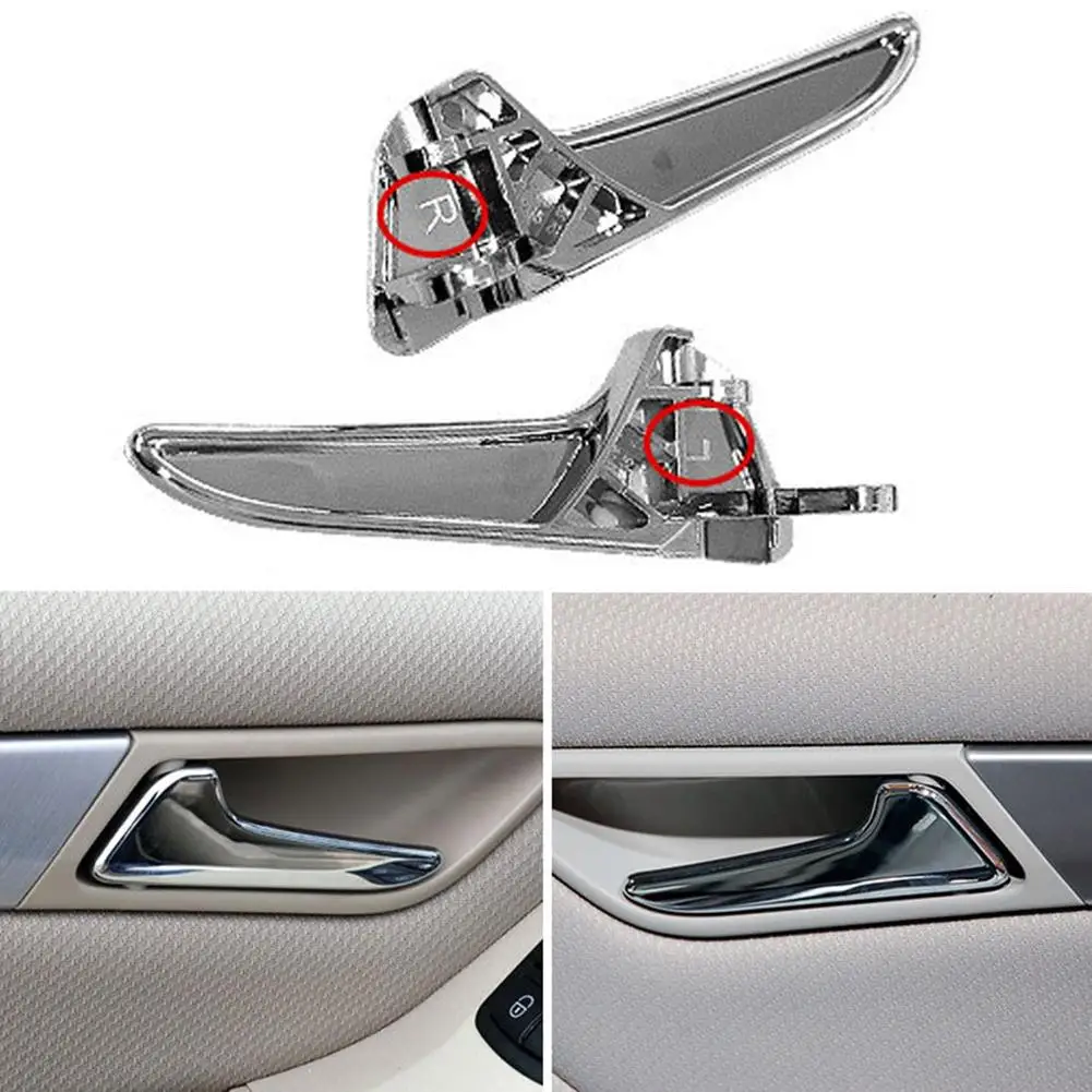 Хромированные ручки внутренней двери автомобиля для Mercedes-Benz A-Class W169 B-Class W245