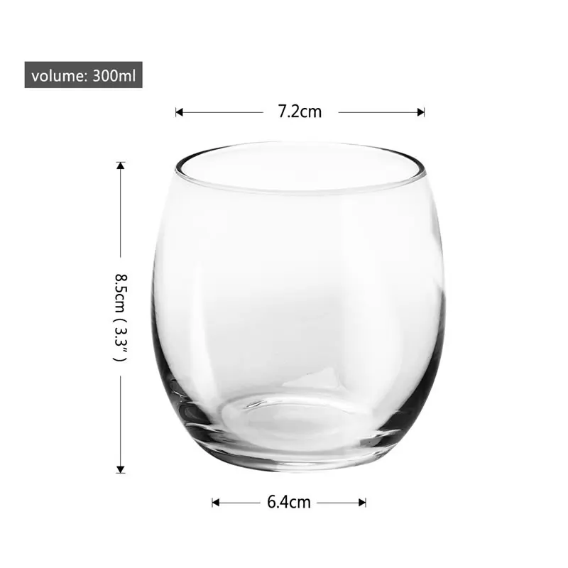 Цветная кофейная кружка 300 мл бокал для вина стеклянная неваляшка стакан питья