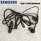 Наушники Samsung Z Flip 3 S22 S21 S20 Note 10 Plus, проводные наушники-вкладыши EO IG955 AKG с микрофоном типа c для Galaxy S20Lite S21FE Note20