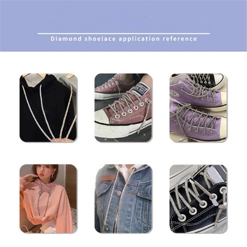 Круглая стразы резиновый шланг алмазная труба обрезка ювелирных изделий шнурок