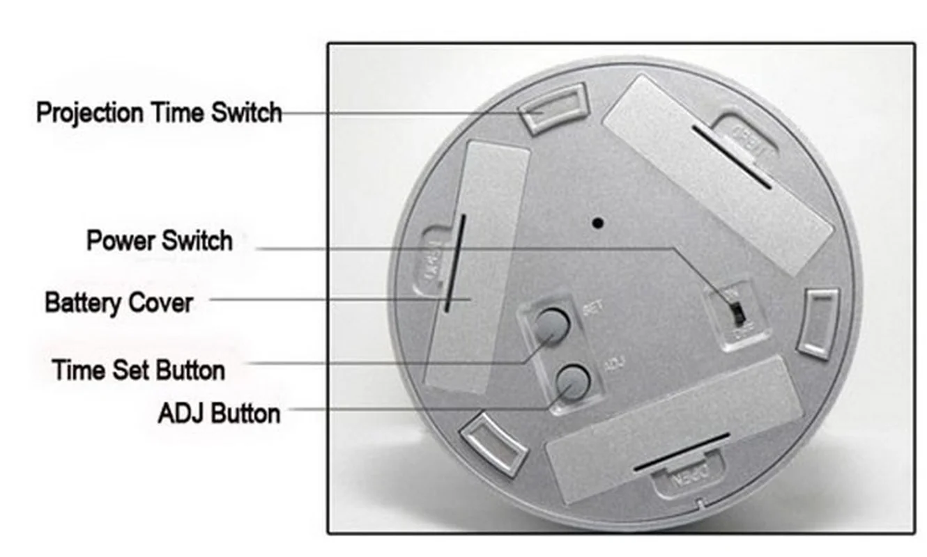 Волшебный Светодиодный проекционный будильник Ночной свет звездное небо