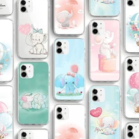 ciciber phone case for iphone 11 case for iphone 11 pro xr 7 x xs max 8 6 6s plus 5 5s se 2020 silicone cute baby elephant cover