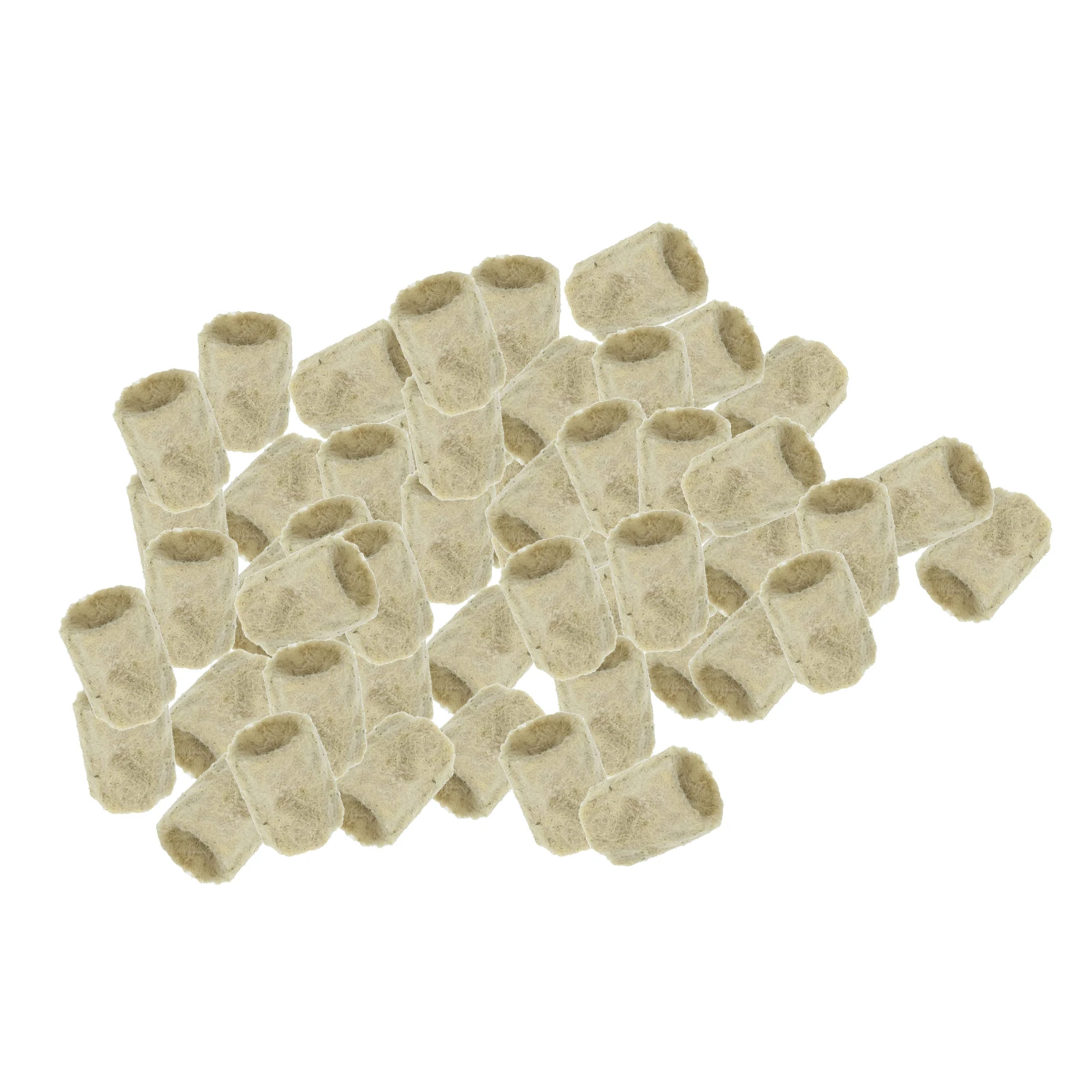 

50Pcs Flower Plant Starter Plugs Cubes Rockwool Grow Media Nursery Block