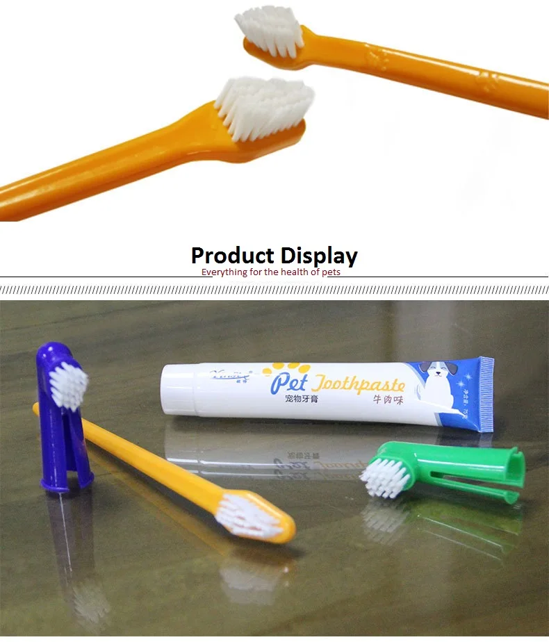Зубная щетка для животных комплект горячий щенок Ванильные/Говядина Вкус зубной