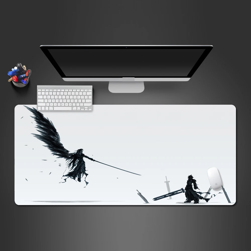 

Hot Selling Final Fantasy Game Mouse Pad Advanced Rubber Washable Player Mat Domineering Team Competition Fast Keyboard Game Pad