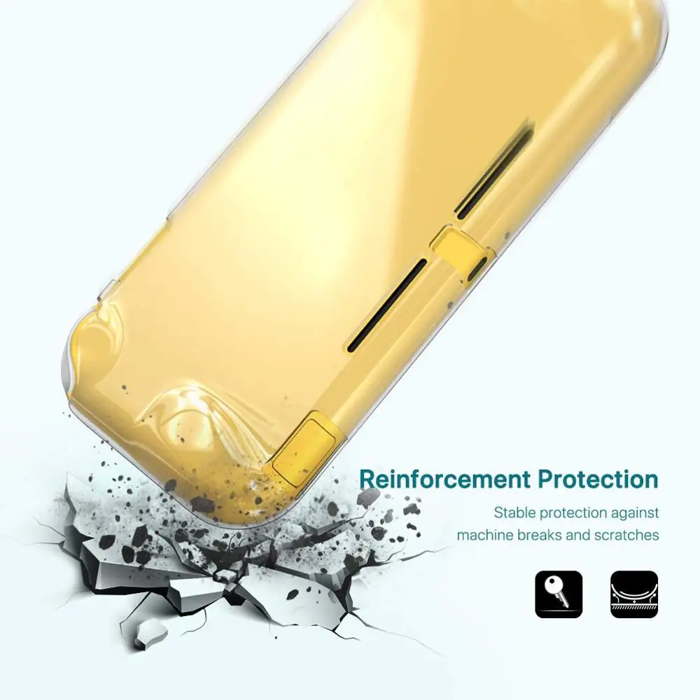 Нескользящий защитный чехол-накладка Nintendo Switch Lite с удобными мягкими рукоятками