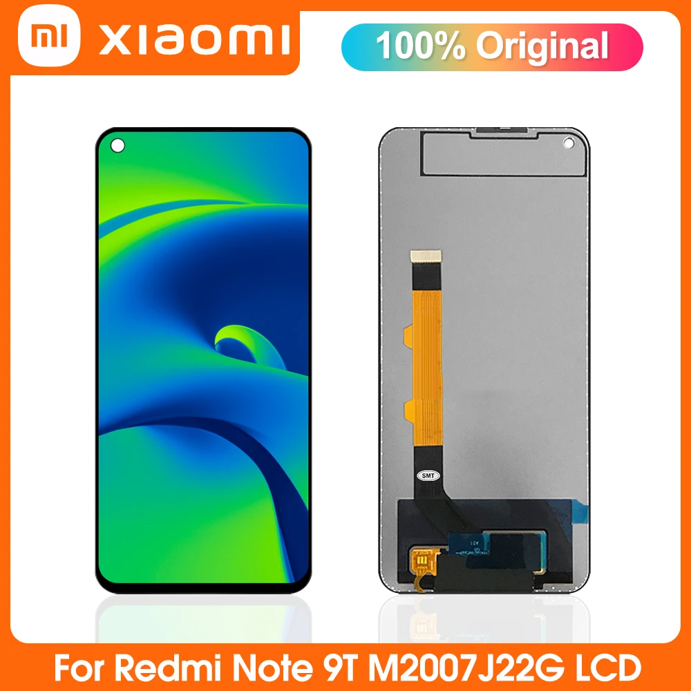 6 53 &quotОригинальный ЖК-дисплей Xiaomi Redmi Note 9T с сенсорным экраном и дигитайзером в