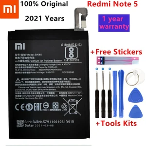 xiao mi bn45 phone battery for xiaomi redmi note 5 note5 original mobile phone batteries free tools free global shipping