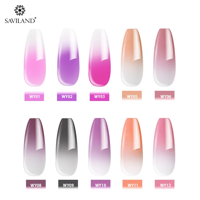 Saviland 15ml Thermal Poly Extension UV Nail Gel Varnish Builder Camouflage LED Hard Acrylic Building | Красота и здоровье