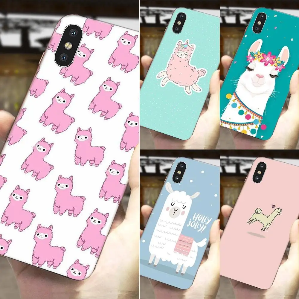Лама альпака для HTC Desire 530 626 628 630 816 820 830 One A9 M7 M8 M9 M10 E9 U11 U12 Life Plus чехол телефона из