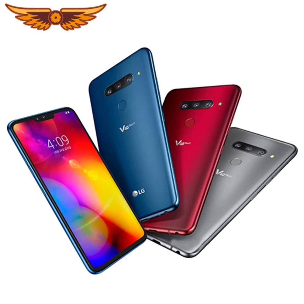 V405EBW оригинальный LG V40 ThinQ V405UA 6 4 дюймов Восьмиядерный ГБ ОЗУ 128 Гб ПЗУ 16 МП Тройная