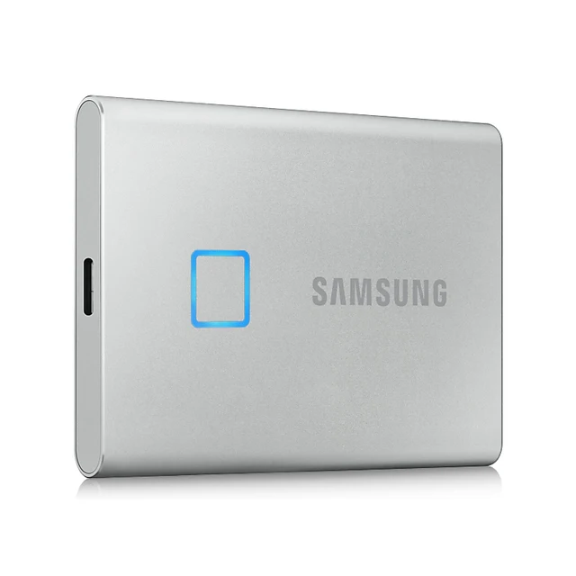 

Samsung T7 Touch Portable SSD 500GB USB3.2 1TB 2TB Fingerprint Recognition Unlock Type-C Interface External Solid State Drive