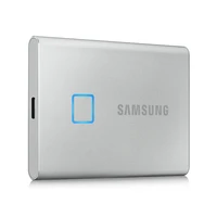samsung t7 touch portable ssd 500gb usb3 2 1tb 2tb fingerprint recognition unlock type c interface external solid state drive