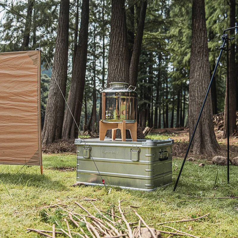 Туристический переносной бокс Naturehike 30-80 л из алюминиевого сплава вместительный