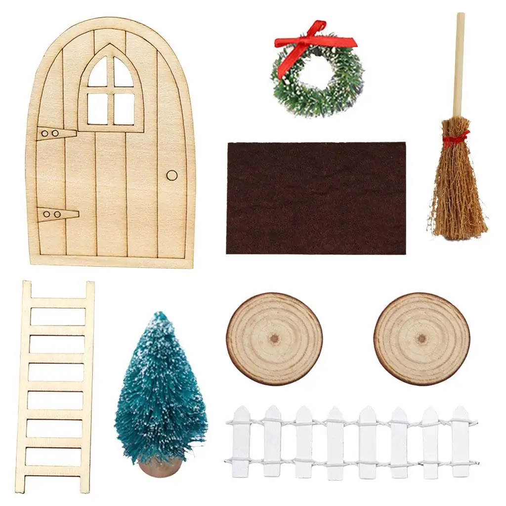 

Набор аксессуаров «сделай сам» для рождественского кукольного домика, реквизит для фотосъемки 1/12 для украшения игрового домика, микроланд...