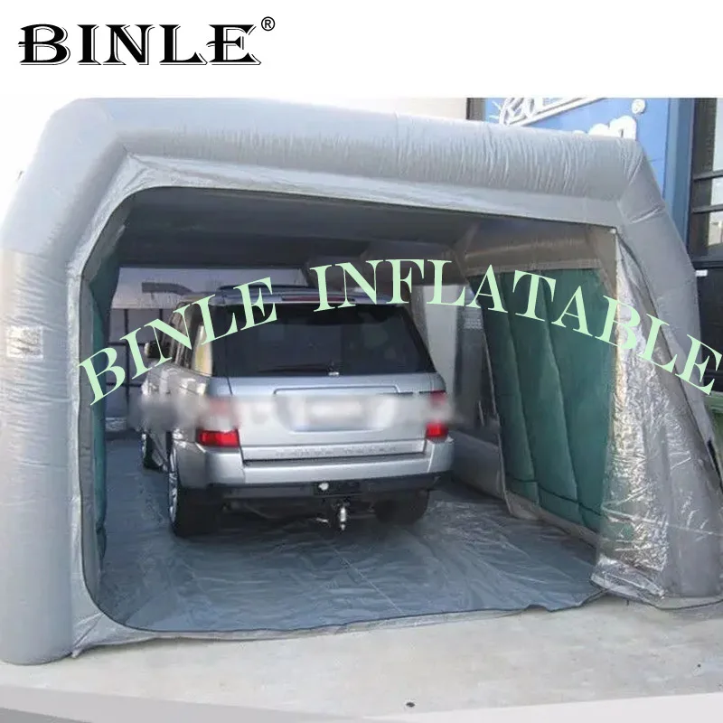 Preise Automobil Riesigen Aufblasbaren Spray Farbe Booth Zelt Aufblasbare Auto Workstation Tan Auto Waschen Garage Zelt Für Aufrechterhaltung