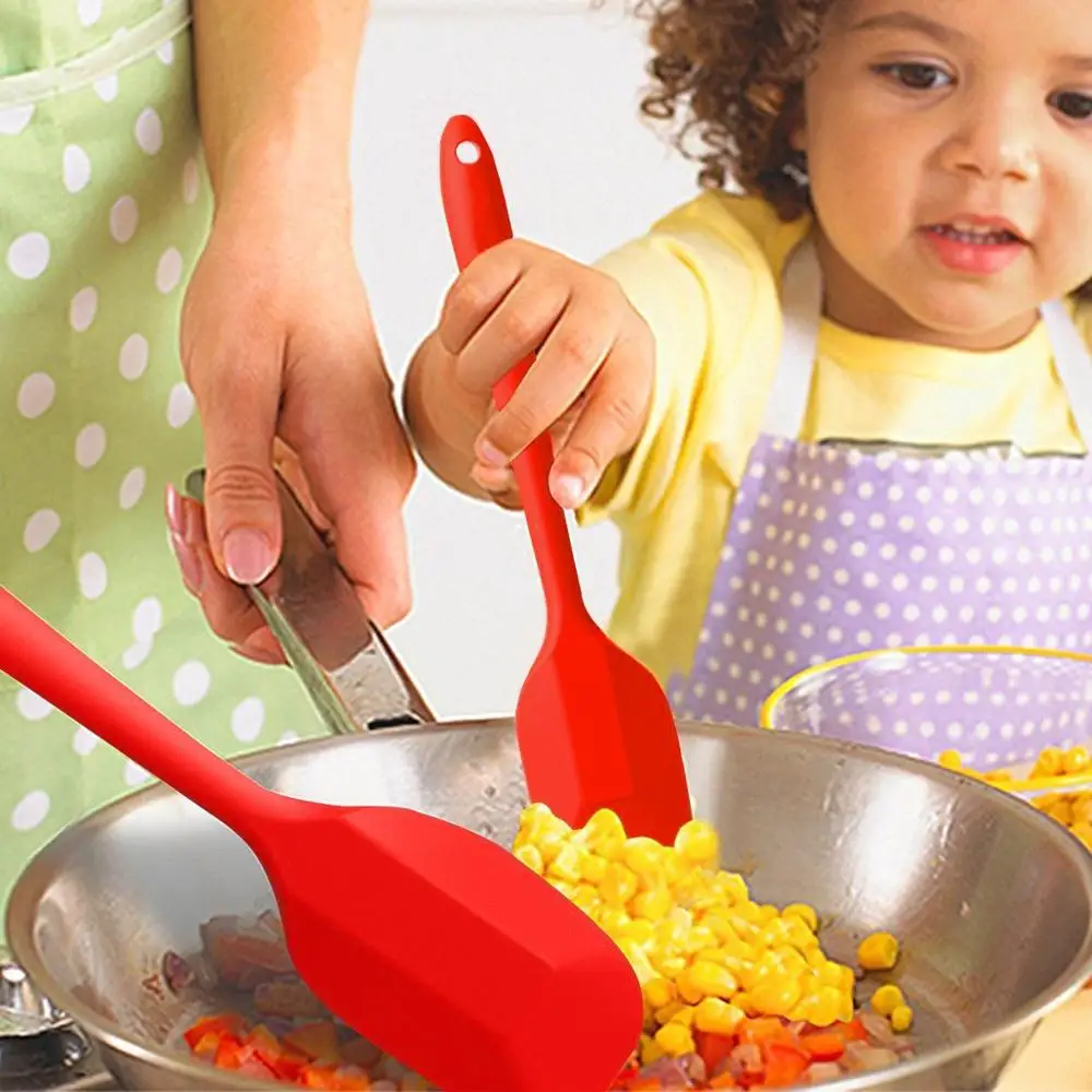 

Silicone Spatula Scraper 3pcs Cake Cream Spatula Spade Set Shovel Baking Set Gift Kitchenware Silicone Cooking Tools