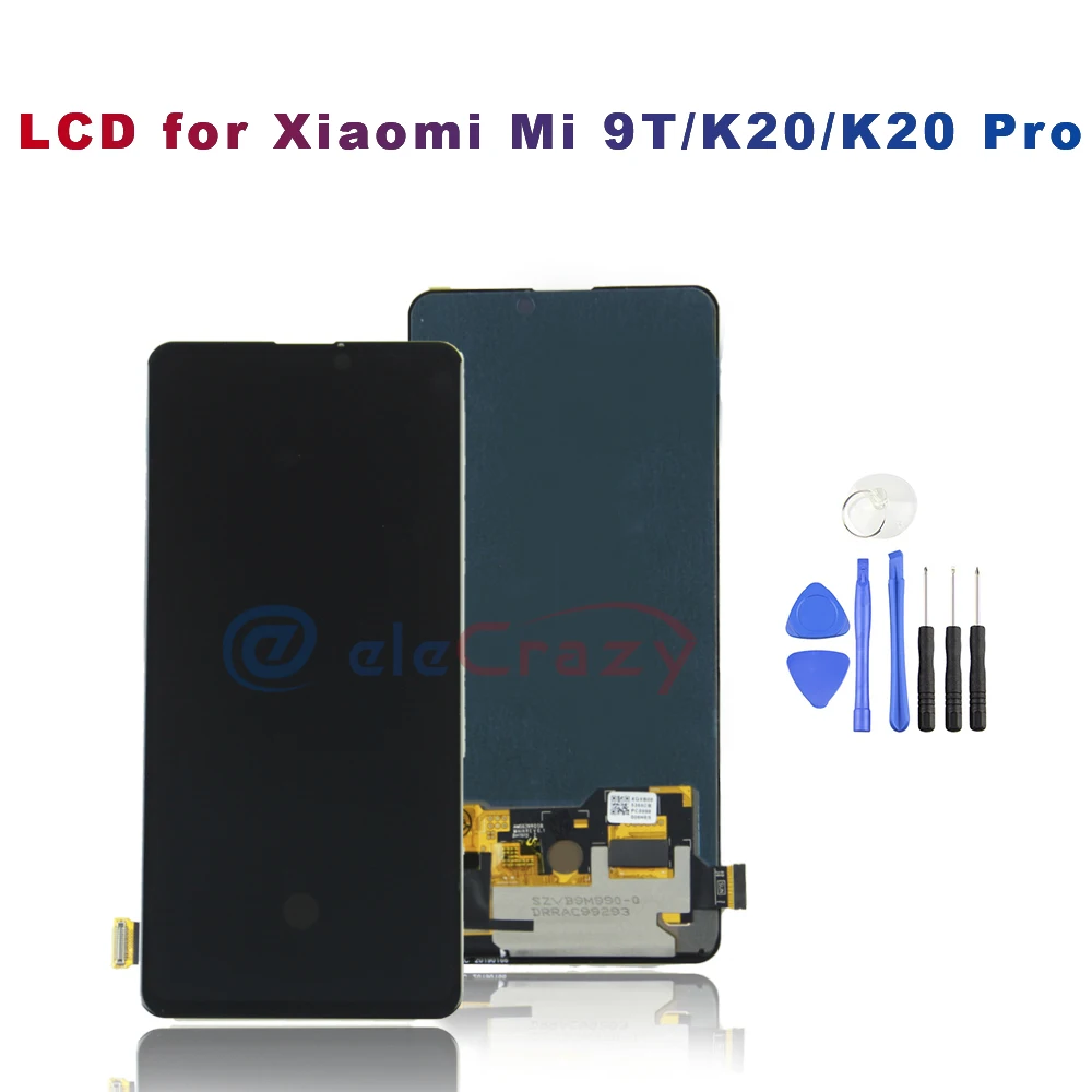 AAA Amoled LCD для XiaoMi Mi 9T дисплей RedMi K20/K20 Pro Сенсорный экран дигитайзер сборка