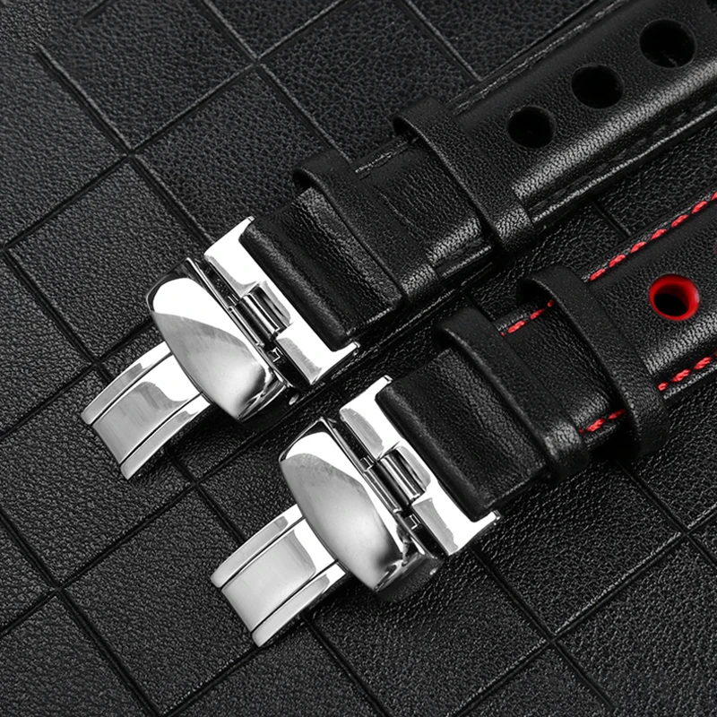 Кожаный ремешок для часов 20 мм 1853 Tissot T91 racing sports series prs516 t044 кожаный деловой мужской