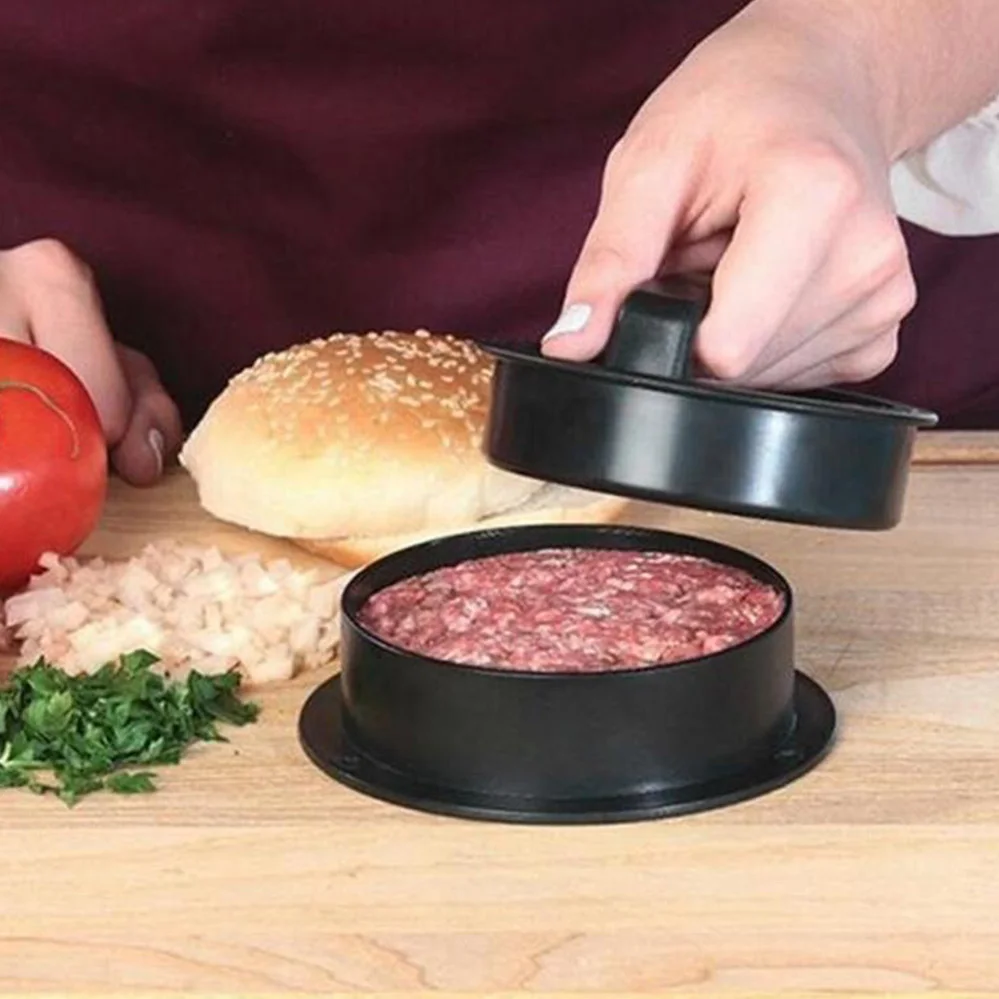 ABS Гамбургер производитель гамбургер Пресс круглой формы с антипригарным