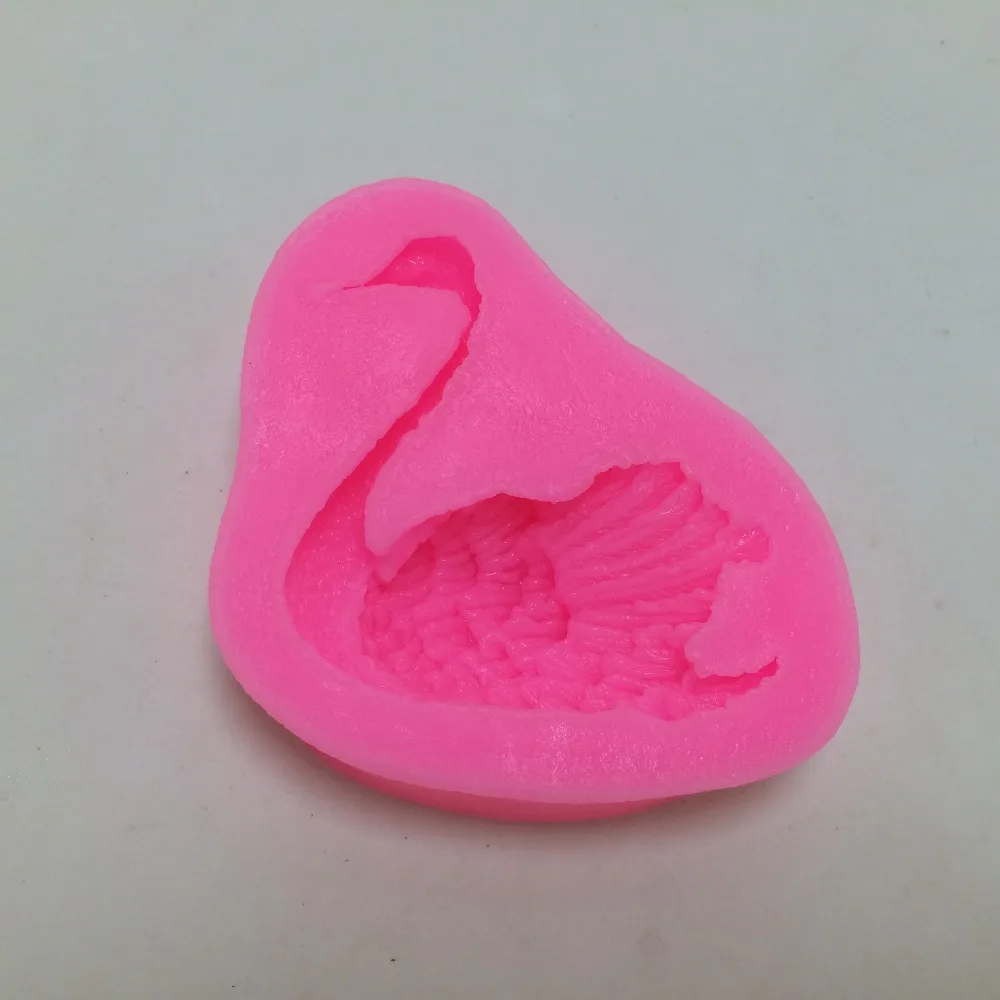 

Swan Cake Fondant Silicone Mold Chocolate Fudge Cake Decorating Kitchen Soap Tool
