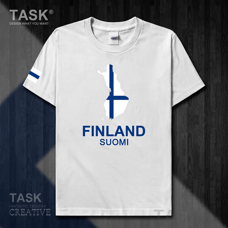 Финский финский Финн плавник Helsinki Мужская футболка Новые Топы с коротким рукавом