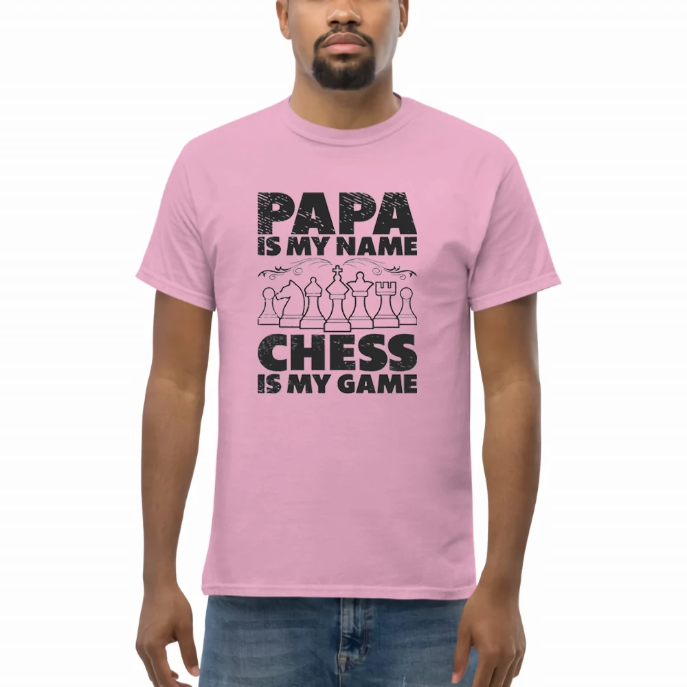 

Chess Lovers Board Print Men T-shirts Oversized Cotton Summer Tshirt Comfortable Loose T Shirt O Neck High Quality T-shirts Men